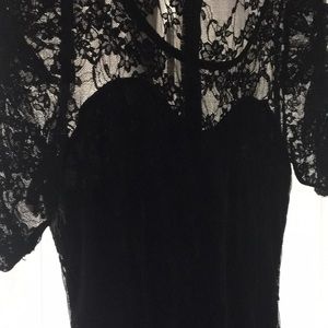 LUSH black lace dress